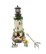Santa&#39;s Workbench Collection Towne Series Lighthouse 11 x 5 Porcelain Ke... - £29.63 GBP