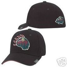 Minnesota Wild Hockey Bear Claw Fitted Black Hat Cap - £17.00 GBP