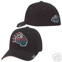 Minnesota Wild Hockey Bear Claw Fitted Black Hat Cap Free Shipping - £21.27 GBP