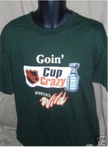 Minnesota Wild Hockey Free Shipping New Mens 2003 Stanley Cup Playoffs Shirt - £15.36 GBP