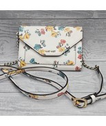 Nine West Floral Wallet On A String Chain Crossbody Flowers yellow blue ... - £23.44 GBP