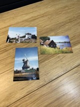 Vintage Lot of 3 Photographs Greece Germany Denmark Windmills KG JD - £7.78 GBP