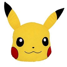 Nintendo Pokemon Pikachu Head 16&quot; in Soft Plush Cushion Pillow Licensed - NEW - £25.26 GBP