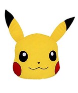 Nintendo Pokemon Pikachu Head 16&quot; in Soft Plush Cushion Pillow Licensed ... - $32.66