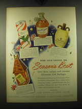 1948 Glenmore Bourbon Gift Packages Ad - Old English Lantern, Colorful Candy Sti - £14.78 GBP