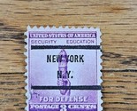 US Stamp For Defense Torch 3c Used 901 New York NY Precancel - $1.42