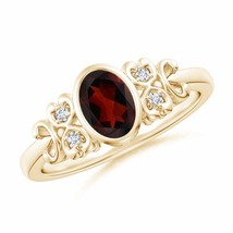 Authenticity Guarantee

ANGARA 0.94 Ct Vintage Style Oval Garnet Ring with Di... - £576.97 GBP