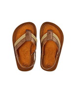 Wonder Nation Beach Canvas Flip Flops (Toddler Boys) Size 11-12 Color Brown - €13,68 EUR