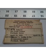 Home Treasure Automobile Insurance Service Card Federal Co 1959 Portland... - £3.73 GBP