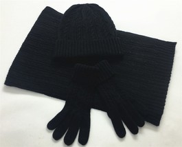 Ricot solid fashion classic scarf hat gloves three piece rabbit solid female bib unisex thumb200