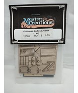 Master Creations Outhouse Ladies And Gents (1 Ea) Model Railroad Terrain - $16.82