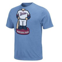 Minnesota Twins free shipping mens shirt bobble bobblehead new majestic ... - $23.84