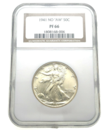 1941 No &quot;Aw&quot; 50C Walking Liberty Half Dollar Proof NGC PF66 - $1,307.91 CAD