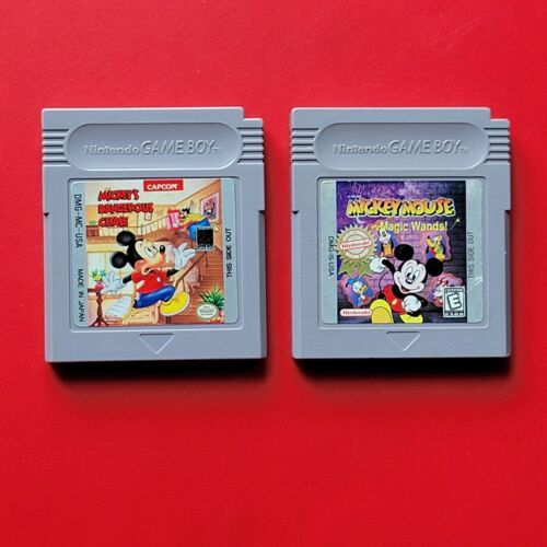 Primary image for Mickey Mouse: Magic Wands & Dangerous Chase Game Boy Lot 2 Disney Games OEM