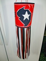 Nfl Houston Texans Handmade Windsock-Red/White/Blue-Football-J.J.Watt-Texas!!! - £17.95 GBP