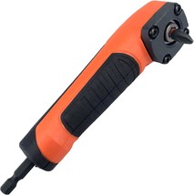 90 Degree Drill Adapter, Right Angle Drill Attachment, Abs Handle, Orange - $18.62