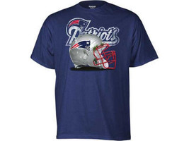 New England Patriots Shirt New Reebok Helmet Logo Mens Large New - £18.83 GBP