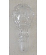 Vtg Clear Hollow Glass Decanter Bottle Replacement Stopper Top ONLY #26 - $352.39 MXN