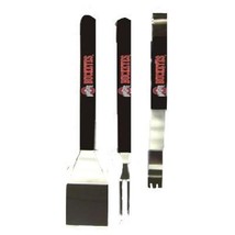 New Grill Topper Gt Tools Ohio State Football Buckeyes 3 Piece Bbq Tools  - £22.58 GBP