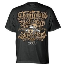 New Orleans Saints Football 2009 Xliv Super Bowl Champions Mens Shirt Medium - £11.10 GBP