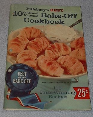 Pillsbury's Best 10th Grand National Bake Off Cookbook Recipes 1958 - $6.95
