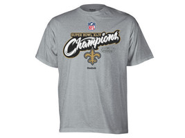 New Orleans Saints Super Bowl Mens Locker Room Shirt L - £14.75 GBP
