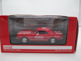 Coca-Cola Motor City 1967 Chevrolet Camaro Die Cast Model 1:43 Scale  Red - £20.52 GBP