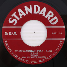 Henri Rene Musette - White Mountain Peak / Green Valley 45 rpm  Record S-45111 - $22.21