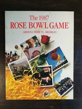 1987 Rose Bowl Game Program Arizona State vs Michigan Wolverines - £10.07 GBP