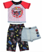 Power Rangers Boy&#39;s Pajamas 3 Piece Sleepwear Set  Sz  2T   - £11.82 GBP