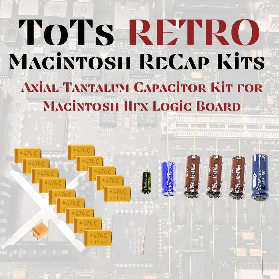 Apple Macintosh Logic Board Recap Kits, Mac SE, Mac SE30, Macintosh II S... - $7.99+