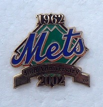 New York Mets Free Shipping Metal 1962 2002 Rare Baseball Hat Cap Jersey Pin - £10.20 GBP