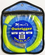 Momoi 11700 Outrigger Monofilament Kit 400lb Fluorescent Yellow w/ Silve... - £18.01 GBP
