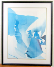 Peter Kitchell Modern Art &quot;Human Limit A&quot; Lithograph Framed and Matted 41x33 - £236.57 GBP