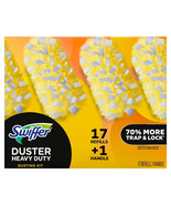 Swiffer Duster Heavy Duty Dusting Kit 1 Handle + 17 Refills 70% More Tra... - $454.48 MXN