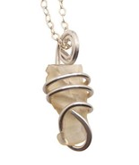 Translucent! Libyan Desert Glass! Meteorite Sterling Silver Pendant 251