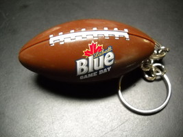 Labatt Blue Game Day Key Chain and Bottle Opener Brown Football Shape wi... - £6.28 GBP