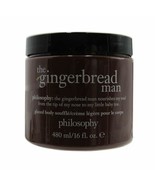 New Philosophy Gingerbread Man Body Souffle Cream Giant 16 oz multiple a... - $29.99