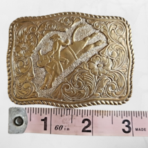 Crumrine Bullrider Buckle Youth or Ladies 3x2 Pre-Owned image 4