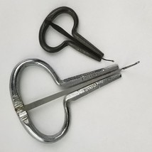 Vintage Mouth Harp/Jews Harp Musical Instrument lot x2 large England - $31.99