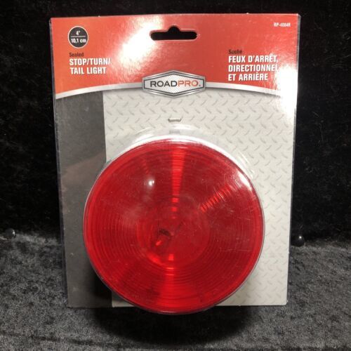 Roadpro Lights Lenses RP-4064R Stop Turn Tail 4 .in Red (rp4064r) - $4.94