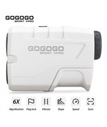 Gogogo Sport Vpro Golf Rangefinder 6X Telescope Rechargeable Range Finde... - £194.92 GBP