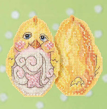 DIY Mill Hill Yellow Chick Spring Easter Counted Cross Stitch Kit - £12.78 GBP
