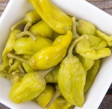 35 seeds Golden Greek Pepperoncini Quick to Plant Quick to Grow - £6.93 GBP