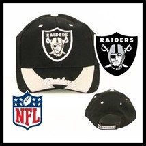 Oakland Raiders Free Shipping Nfl Football Mens Adj Hat Cap Fits All Classic New - £16.24 GBP