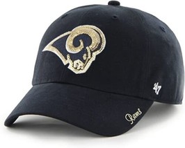 47 Brand Womens St. Louis Rams Sparkle Clean Up Adjustable Hat, One Size - £13.52 GBP