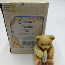 VTG Enesco Cherished Teddies Figurine Bobbie Baby Bear 624896 Friendship 1993 - £11.29 GBP