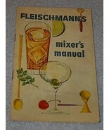 Vintage Fleischmann&#39;s Mixer Manual Liquor Cocktail Distiller - $110.22 MXN