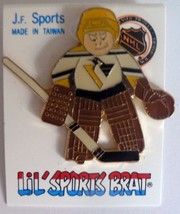 Pittsburgh Penguins Goalie Hockey Jersey Hat Pin Old Nhl Licensed Free Shipping - $11.02