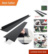 Elegant 25" Silicone Stove Gap Cover Set of 2 - Seamlessly Prevent Spills - $30.64